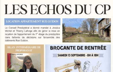 📰 Les Échos du Conseil Presbytéral du 20 juin 2025
