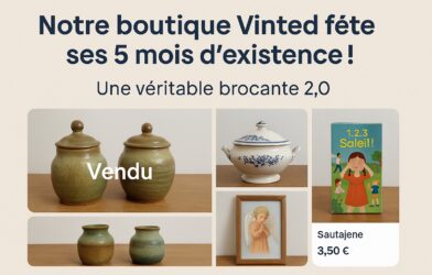 🪙 La brocante en ligne fête ses 5 mois – Objectif 2000 € d’ici la fin d’année !