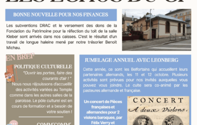 📰 Les Échos du Conseil presbytéral – 12 septembre 2025