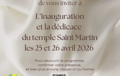 🌟 Inauguration et dédicace du Temple Saint-Martin : 15 jours de célébration pour toute la cité !